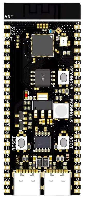 Zephyr RTOS Support for WeAct ESP32-S3